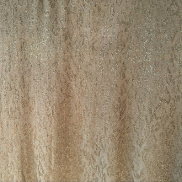 MAEVE Anthropologie Olive Green Gold Silky Leopard Bomber Jacket Size Small - Picture 9 of 9